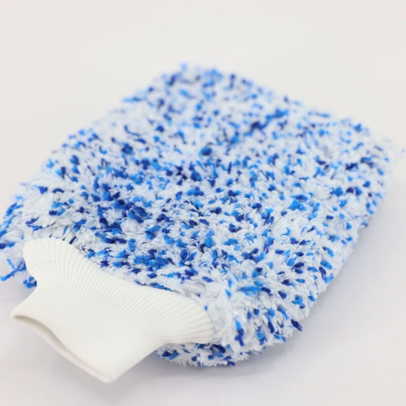 Premium 3-Color Microfiber Car Wash Mitt | 1250GSM, Scratch-Free Cleaning