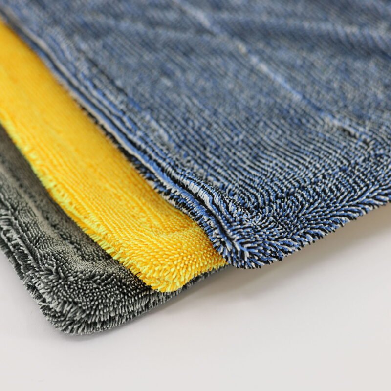 Multi-Tone Twisted Loop Microfiber Drying Towel